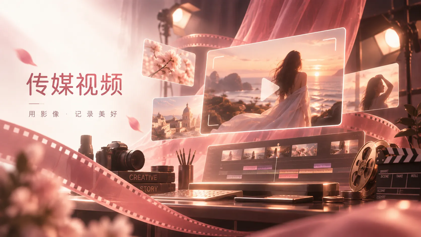 暖色环境中的近景表现相关画面